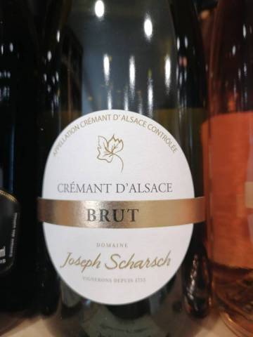 Crmant d'Alsace brut joseph Scharsch